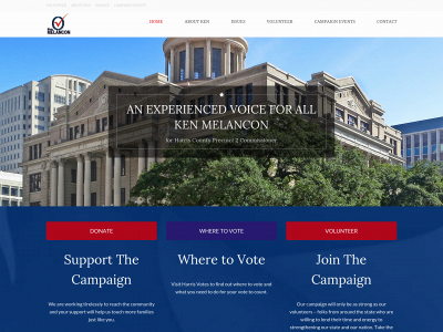 votemelancon.com snapshot