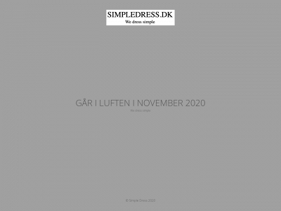 simpledress.dk snapshot
