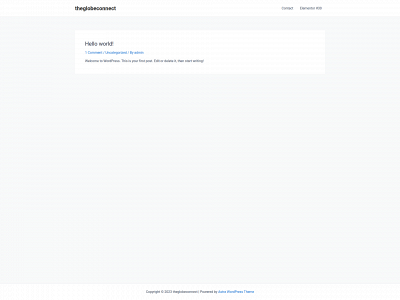 theglobeconnect.com snapshot