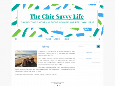 chicsavvylife.com snapshot