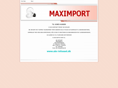 maximport.dk snapshot