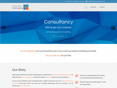 reactivemarketing.co.uk snapshot