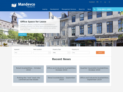 mandevco.com snapshot