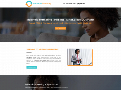 melanoidmarketing.com snapshot
