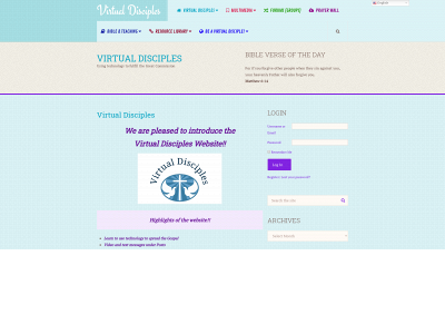 virtualdisciples.com snapshot