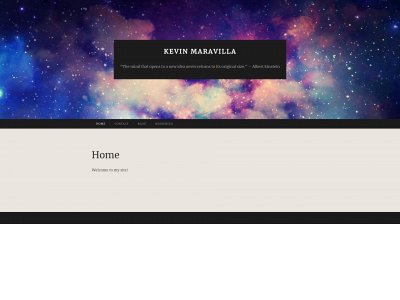 kevinmaravilla.com snapshot
