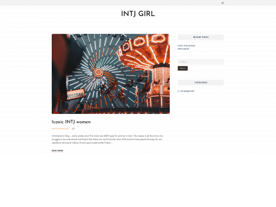 intj-girl.com snapshot