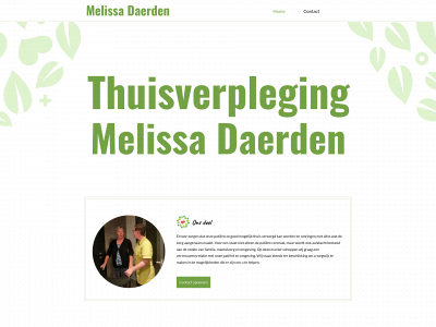 thuisverplegingmelissadaerden.be snapshot