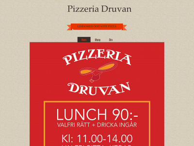 druvanpizzeria.se snapshot
