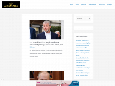 argentaire.com snapshot