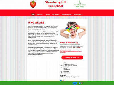 strawberryhillpreschool.co.uk snapshot