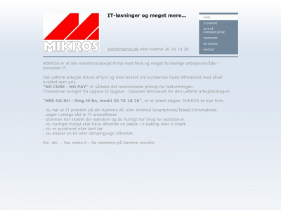 mikros.dk snapshot