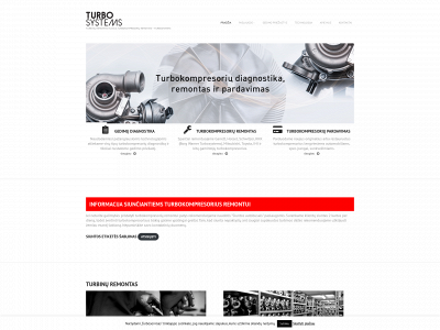 turbosystems.lt snapshot