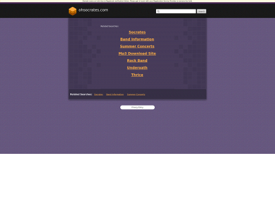ohsocrates.com snapshot