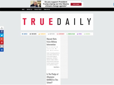 truedaily.news snapshot