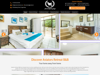aviatorsretreat.com snapshot
