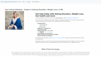dianecampbellrd.com snapshot