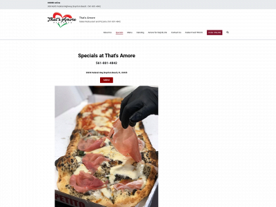 pizzeriathatsamore.com snapshot