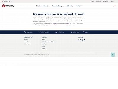 lifeseed.com.au snapshot