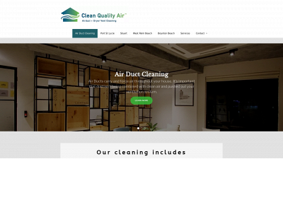 www.cleanqualityair.com snapshot