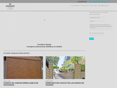 cerrajeriasayago.com snapshot