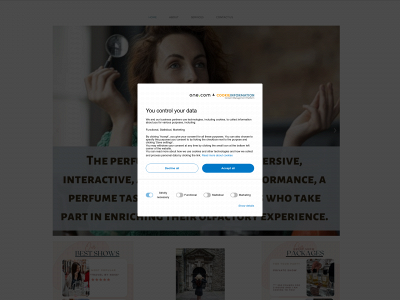 perfumetheatre.com snapshot