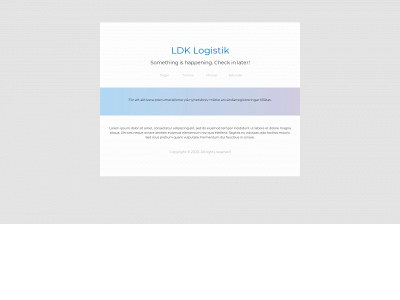 ldklogistik.se snapshot