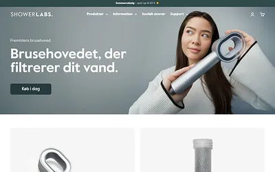showerlabs.dk snapshot