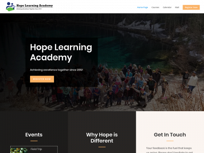 hopelearningacademy.ca snapshot