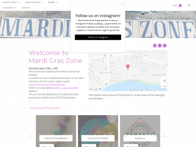 www.mardigraszone.com snapshot