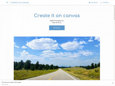 createitoncanvas.com snapshot