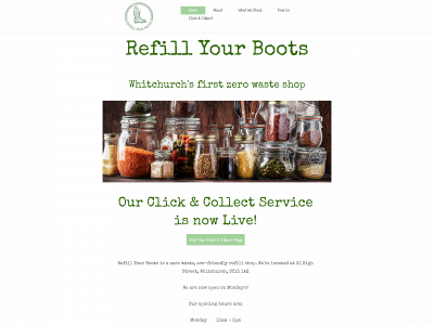 refillyourboots.co.uk snapshot