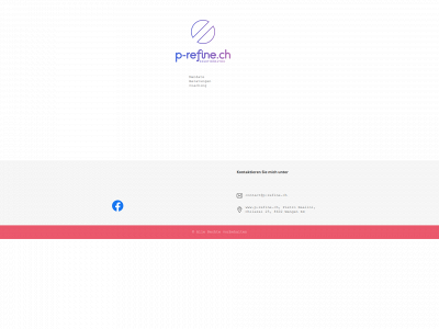 p-refine.ch snapshot