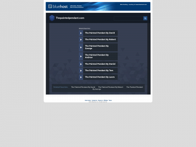 thepaintedpendant.com snapshot