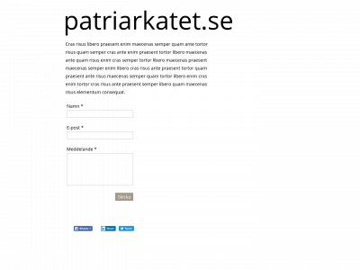 patriarkatet.se snapshot