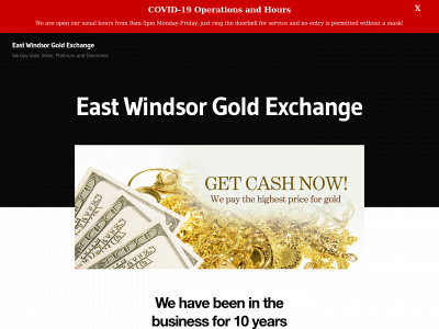 eastwindsorgoldexchange.com snapshot