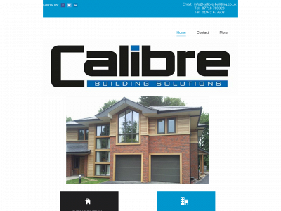 calibre-building.co.uk snapshot