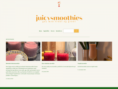 juicysmoothies.no snapshot