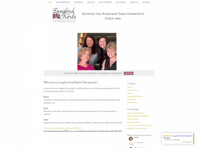 langfordchiropractic.com snapshot