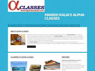 www.alphaclasses.com snapshot