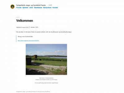 sydsjaellandsjaegeroghundeklub.dk snapshot