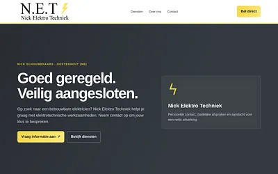 nickelektrotechniek.nl snapshot