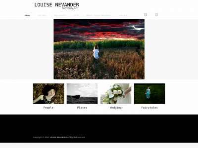 louisenevander.com snapshot