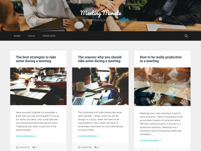 meeting-minute.com snapshot