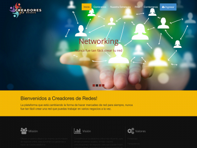 creadoresderedes.com snapshot