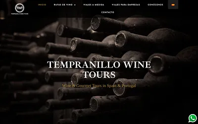 www.tempranillowinetours.com snapshot