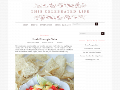 thiscelebratedlife.com snapshot