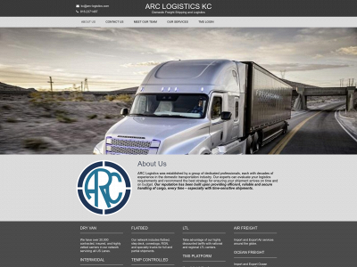 arckc-logistics.com snapshot