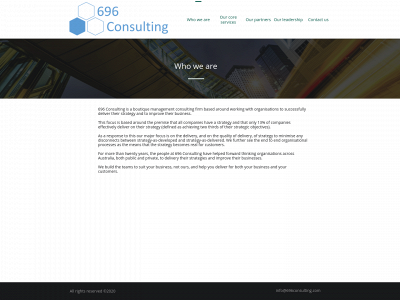 696consulting.com snapshot