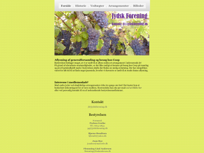 jydskforening.dk snapshot
